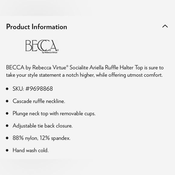 BECCA by Rebecca Virtue 2 Piece Bikini. Size Med - Picture 5 of 7